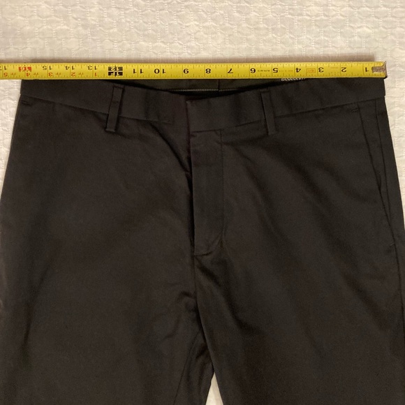 Banana Republic slim fit black cotton dress pants, 32x32 - Picture 5 of 7